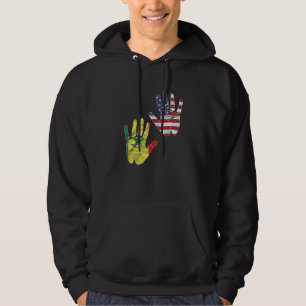 Moletom Senegal Senegalês América Americano Bandeira Mão M