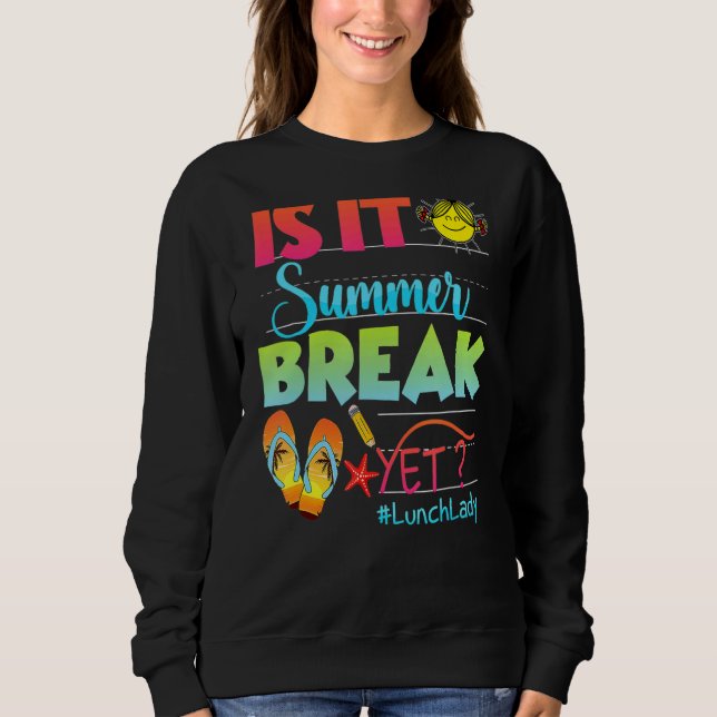 Moletom Senhora Almoçadora É O Fim De Verão Ainda No Dia P (Frente)