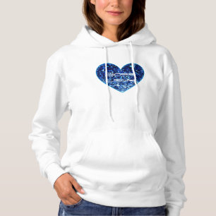 Moletom Senhora Coração Hoodie do chefe