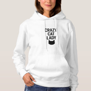 Moletom Senhora de Gato Louca - Presente de Gato Engraçado