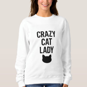 Moletom Senhora de Gato Louca - Presente de Gato Engraçado