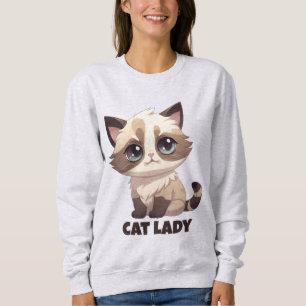 Moletom Senhora do gato -