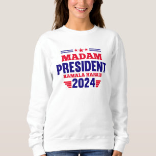 Moletom Senhora Presidente Kamala Harris 2024