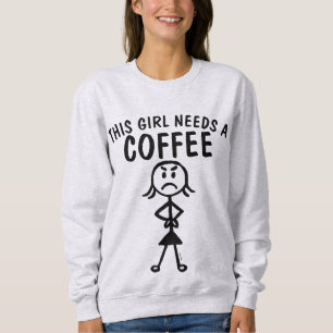 Moletom SENHORAS T-shirts DE CAFÉ FUNNO