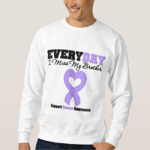 Moletom Senhorita do general Cancer Cada Dia Eu meu irmão