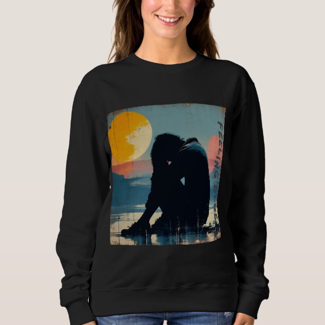 Moletom Sensação de azul - Edição limitada (4) (Frente)