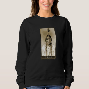 Moletom Sentado Bull Lakota Chefe da Indigene People Signa