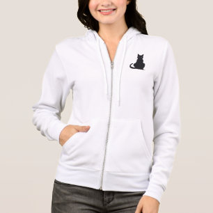 Moletom Sentado de Gato Negro