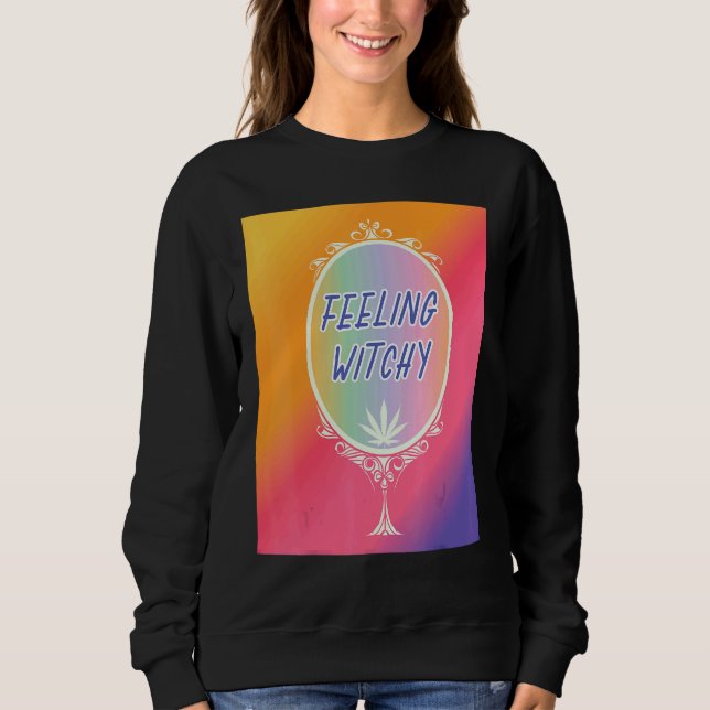 Moletom Sentimento de Witchy Wicca (Frente)