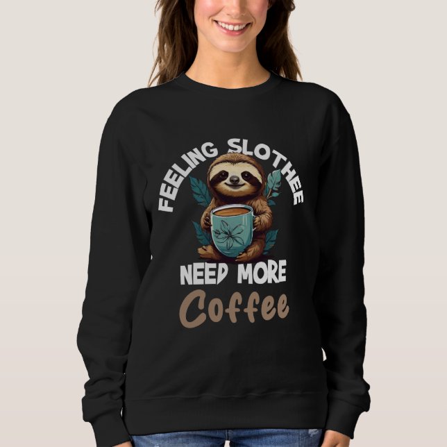 Moletom Sentir-Se Lento Precisa De Mais Café Espresso Engr (Frente)