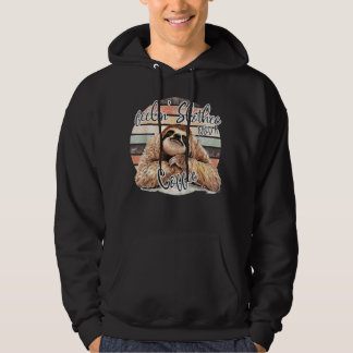 Moletom Sentir-Se Lento, Preciso De Um Café ENGRAÇADO