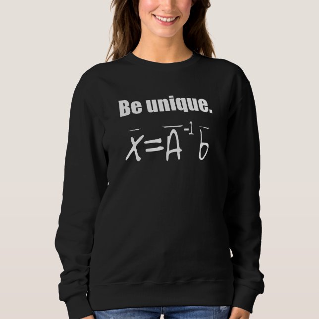 Moletom Ser Álgebra Linear Única (Frente)