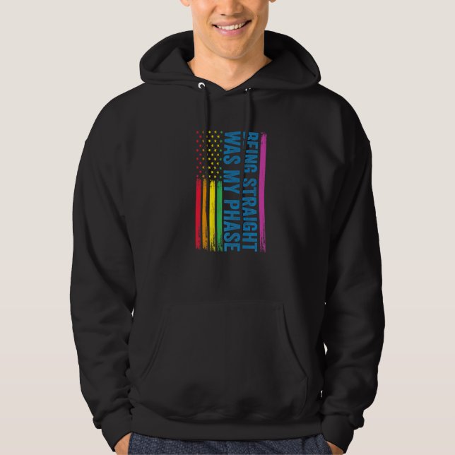 Moletom Ser Hetero Foi O Meu Lgbt De Fase (Frente)