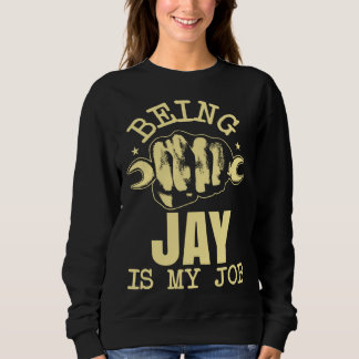 Moletom Ser Jay É Meu Trabalho