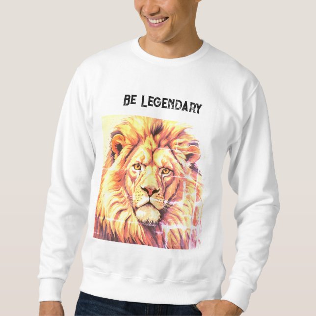 Moletom Ser Legendário em fantasia (Frente)