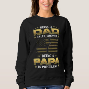 Moletom Ser Pai É Uma Honra Ser Papa É Imprestável Por