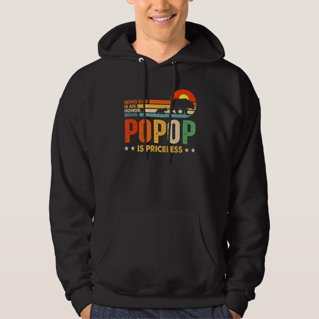 Moletom Ser Pai É Uma Honra Ser Popop É Uma Gordura Impres (Frente)