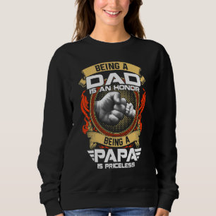 Moletom Ser Pai É Uma Honra Ser Um Papa É Imprestável
