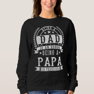Moletom Ser Pai É Uma Honra Ser Um Papa É Imprestável