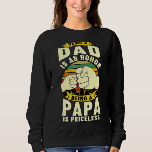 Moletom Ser Pai É Uma Honra Ser Um Papa É Imprestável