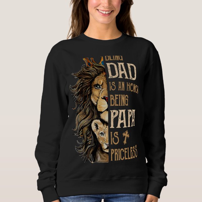 Moletom Ser Vovô É Uma Honra Ser Papa É Imprestável (Frente)