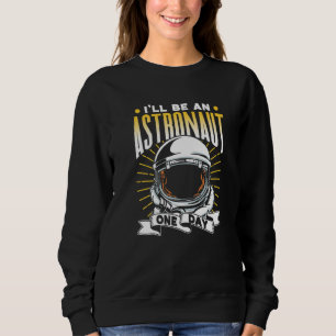 Moletom Serei um Astronauta Um Dia Foguete Astronomia Espa