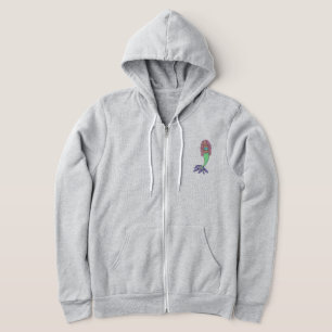 Moletom sereia arco-íris rosa azul roxo verde preto encara