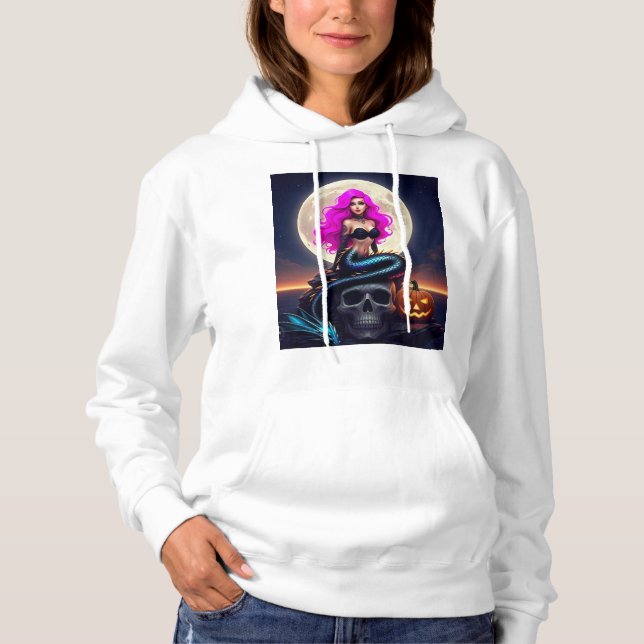 Moletom Sereia do gótico/Punk (Frente)