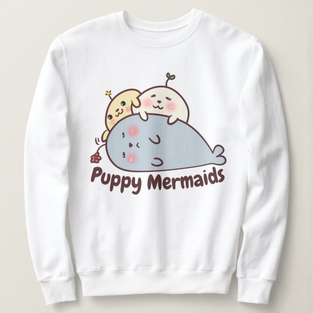 Moletom Sereias Puppy (Frente do Design)