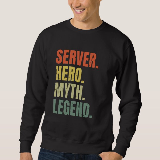 Moletom Server Hero Myth Legend Best Job Server (Frente)