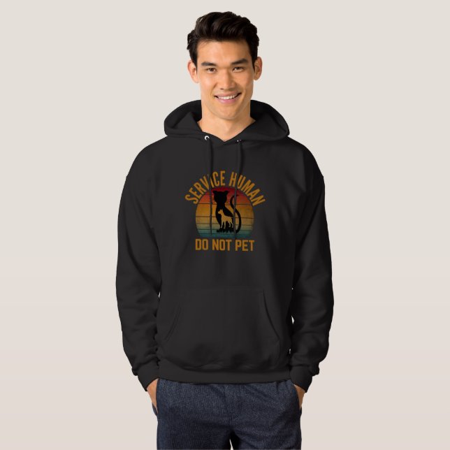 Moletom Serviço Humano Não Pet T-Shirt (Frente Completa)