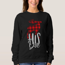 Moletom Seu Buck Seu Casal De Natal De Doce, Pajama