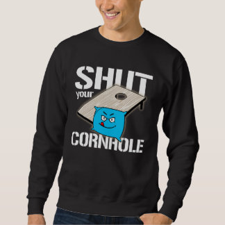 Moletom Seu Buraco é meu Objetivo Cornhole cale a sua corn