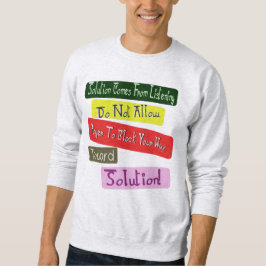 Moletom "Seu Caminho Para A Solução" Design. Comprar Agora