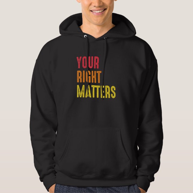 Moletom Seu Direito Importa Positividade Direitos Humanos  (Frente)