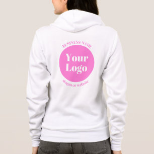 Moletom Seu logotipo de negócios e modelo de texto editáve