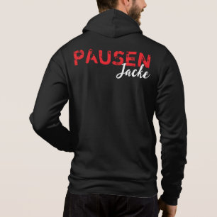 Moletom Seu texto - Exemplo: Jaqueta de pausa