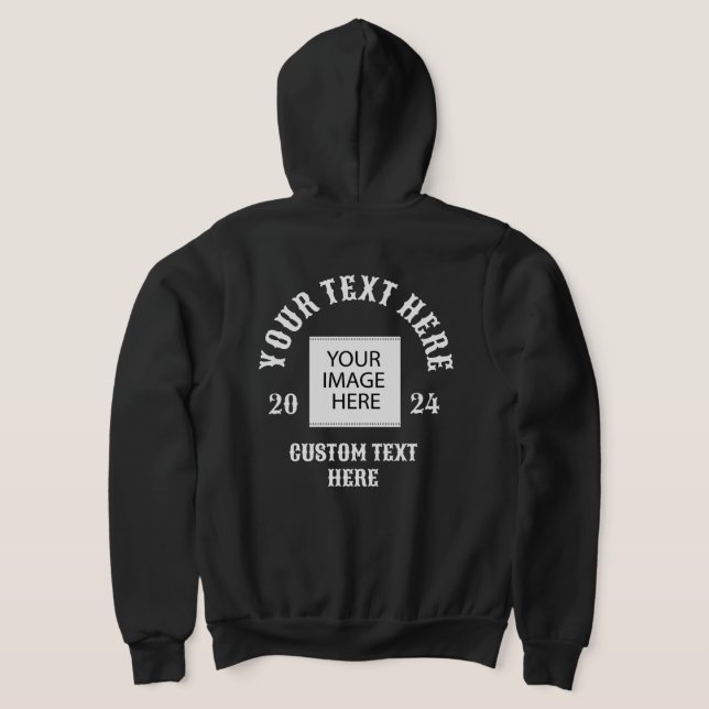 MOLETOM SEU TEXTO OU LOGOTIPO AQUI (Postura das costas)