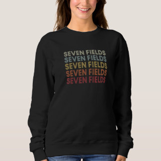 Moletom Seven Fields Pennsylvania Seven Fields PA Retro Vi