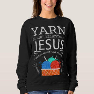 Moletom Sewing Jesus Quilling Yarn Agulha Christian