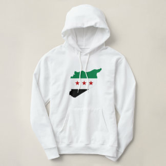 Moletom sexo feminino - mapa livre da síria