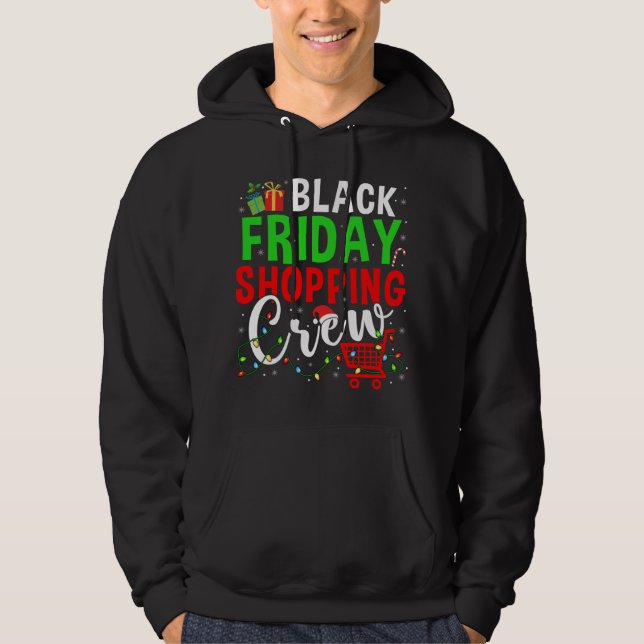 Moletom Sexta-Feira Comprando Tripulantes À Noite Negra Sh (Frente)