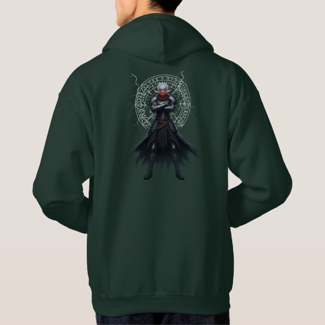 Moletom Shadowblade Hoodie – Dark Back Design Unleashed (Verso)
