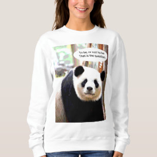 Moletom Shakespeare Hamlet Cote Mulheres com Urso de Panda