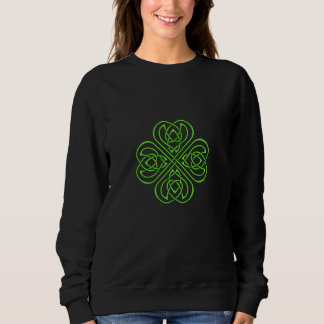 Moletom Shamrock Irlandês - Knotwork Céltico Verde