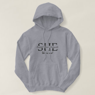 Moletom "she is me" hoodie