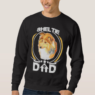 Moletom Sheltie Pai Para Cães Dias de os pais Teares