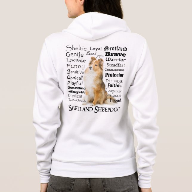Moletom Sheltie Traits Hoodie (Verso)