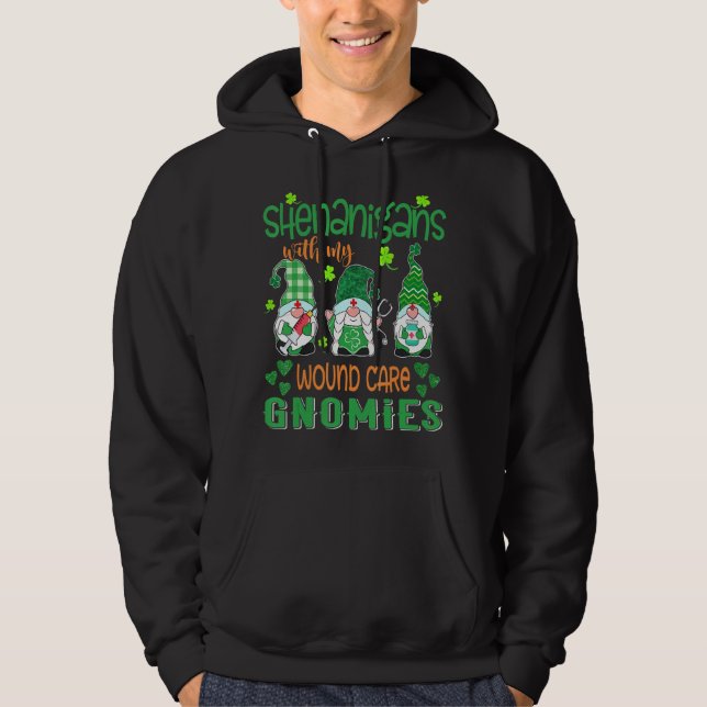 Moletom Shenanigans Com Meu Cuidados De Feridas Gnomias Sã (Frente)