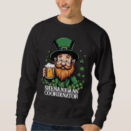 Moletom Shenanigans Coordenador Divertido Leprechaun